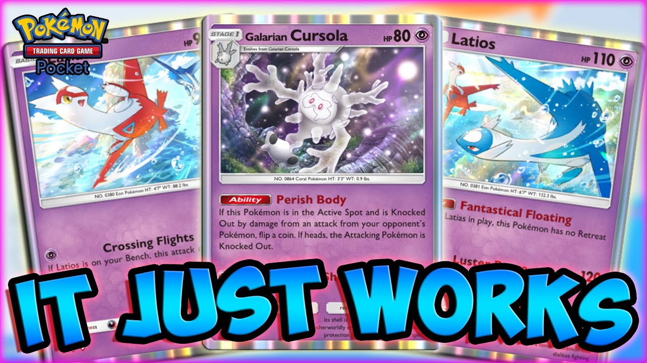 This Latios & Latias + Cursola Deck is SO MUCH FUN!!! | DECK SHOWCASE | Pokemon TCG Pocket
