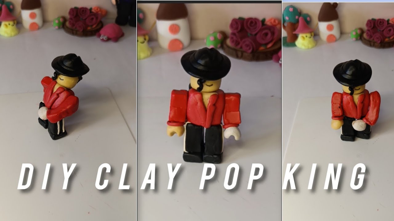 Clay Pop King – Roblox Style Figure 👑🎤