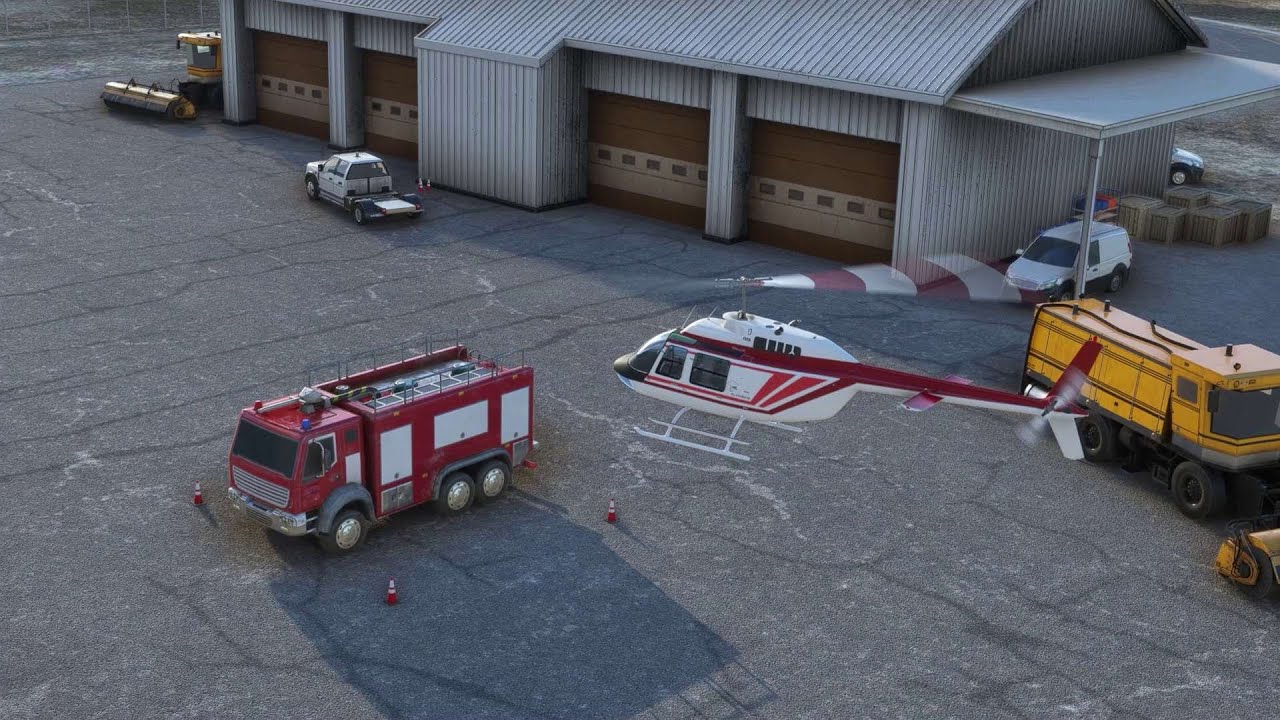 FlyInside Bell 206B Jet Ranger III Flight Routine (MSFS)