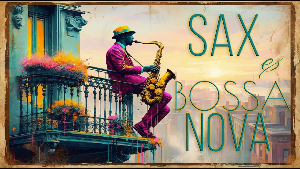Saxophone & Bossa Nova Jazz | Relaxing Café Music for a Calm Day | 3 Hours