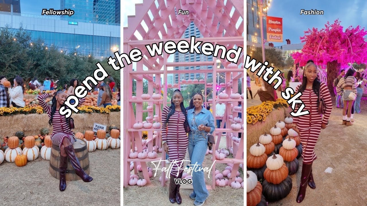 Spend The Weekend With Sky|Hair Day+ Girls Time + Harvest Festival