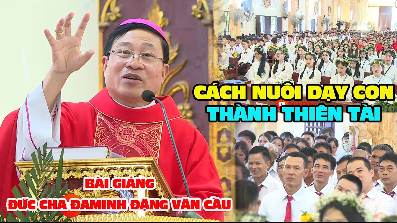 CÁCH NUÔI DẠY CON THÀNH THIÊN TÀI l BÀI GIẢNG CỰC HAY CỦA ĐỨC CHA ĐAMINH ĐẶNG VĂN CẦU