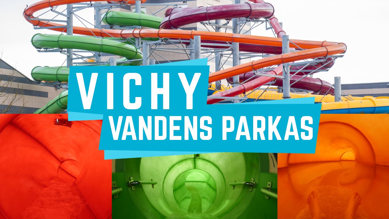 All Water Slides at Vichy Vandens Parkas, Vilnius Lithuania Onride POV