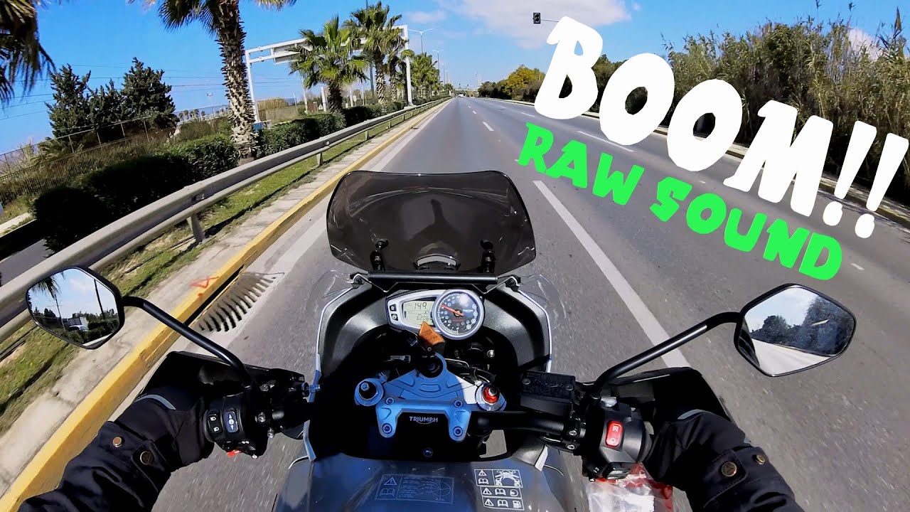 Triumph Tiger 1050 sport | SC project RAW sound & acceleration [4K]