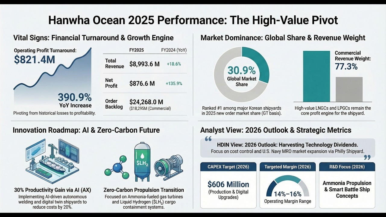 The $821,000,000 Resurrection: How Hanwha Ocean Fixed a Giant Hole in Their Pocket