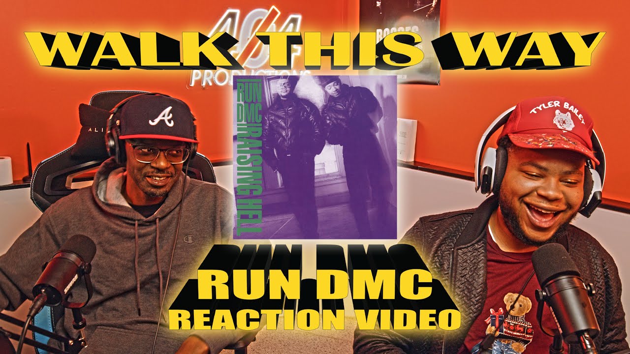 Our Reaction to Run DMC's - Walk This Way (Reaction Video)