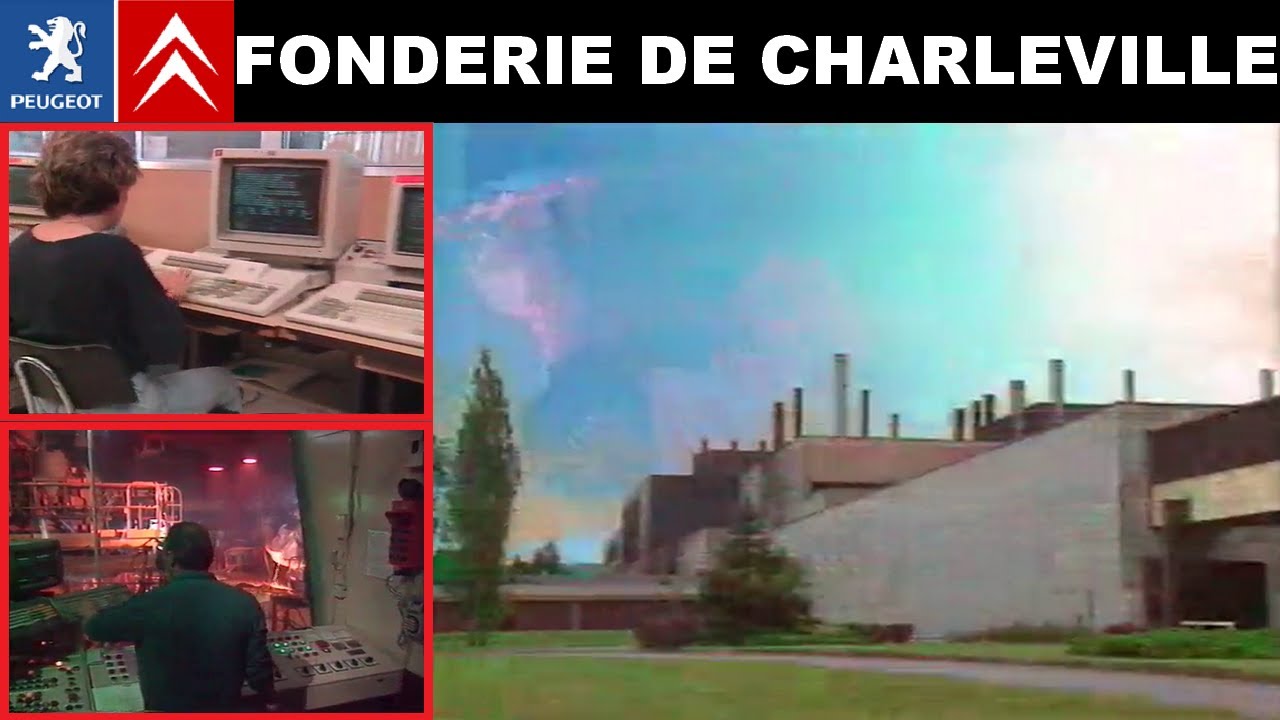 L'usine PSA de Charleville Mézières en 1991