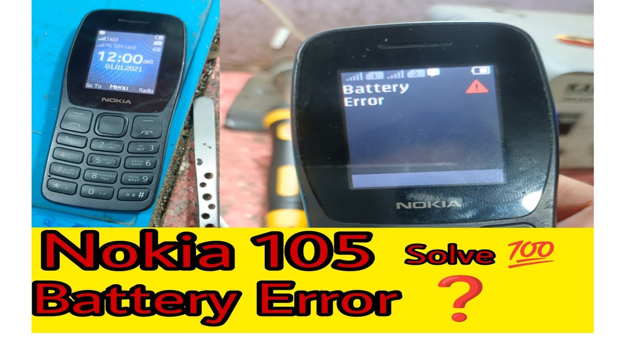 Nokia ta 1464 battery Error solution Nokia 105 battery Error
