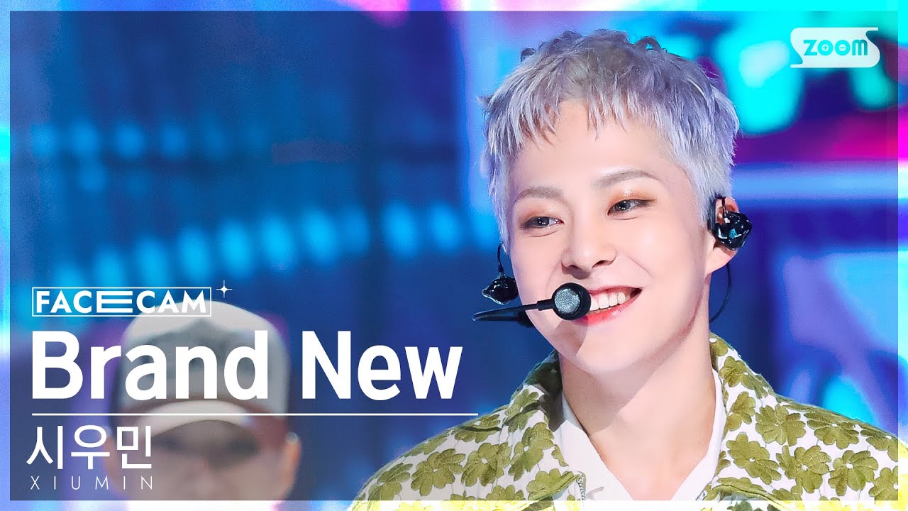 [페이스캠4K] 시우민 'Brand New' (XIUMIN FaceCam) @SBS Inkigayo 221009