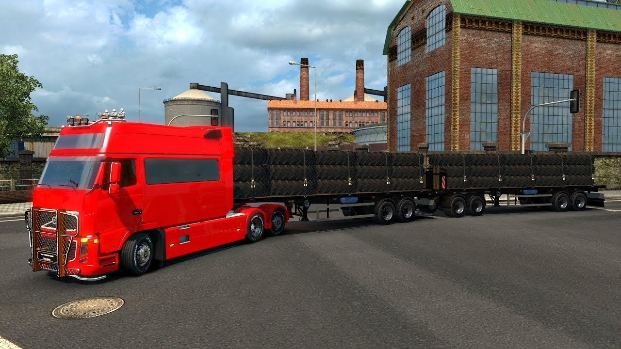 VOLVO FH16 V8 Cabina Extendida | Transportando Llantas en Polonia