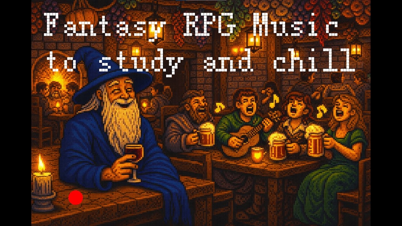 5 Hours of Oldschool Retro Fantasy RPG Ambient to Chill, Rest, Study