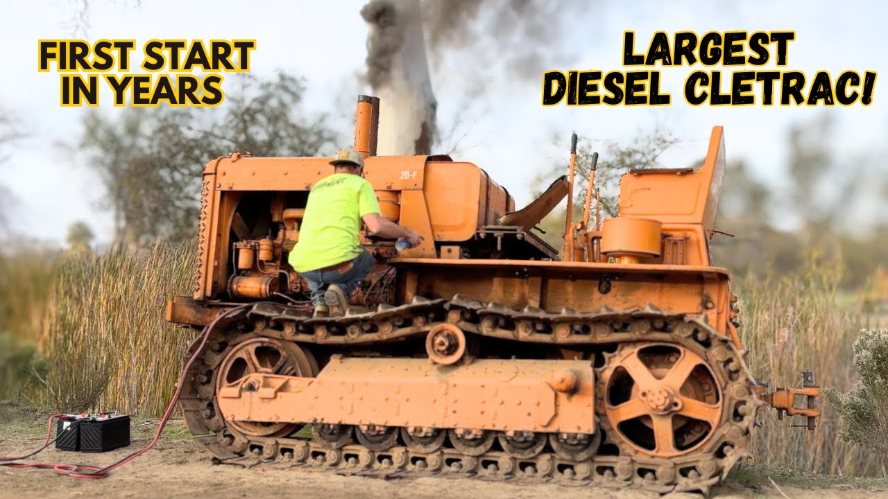 Will It Start? 1947 Cletrac FDE | Largest Diesel Cletrac Ever Built