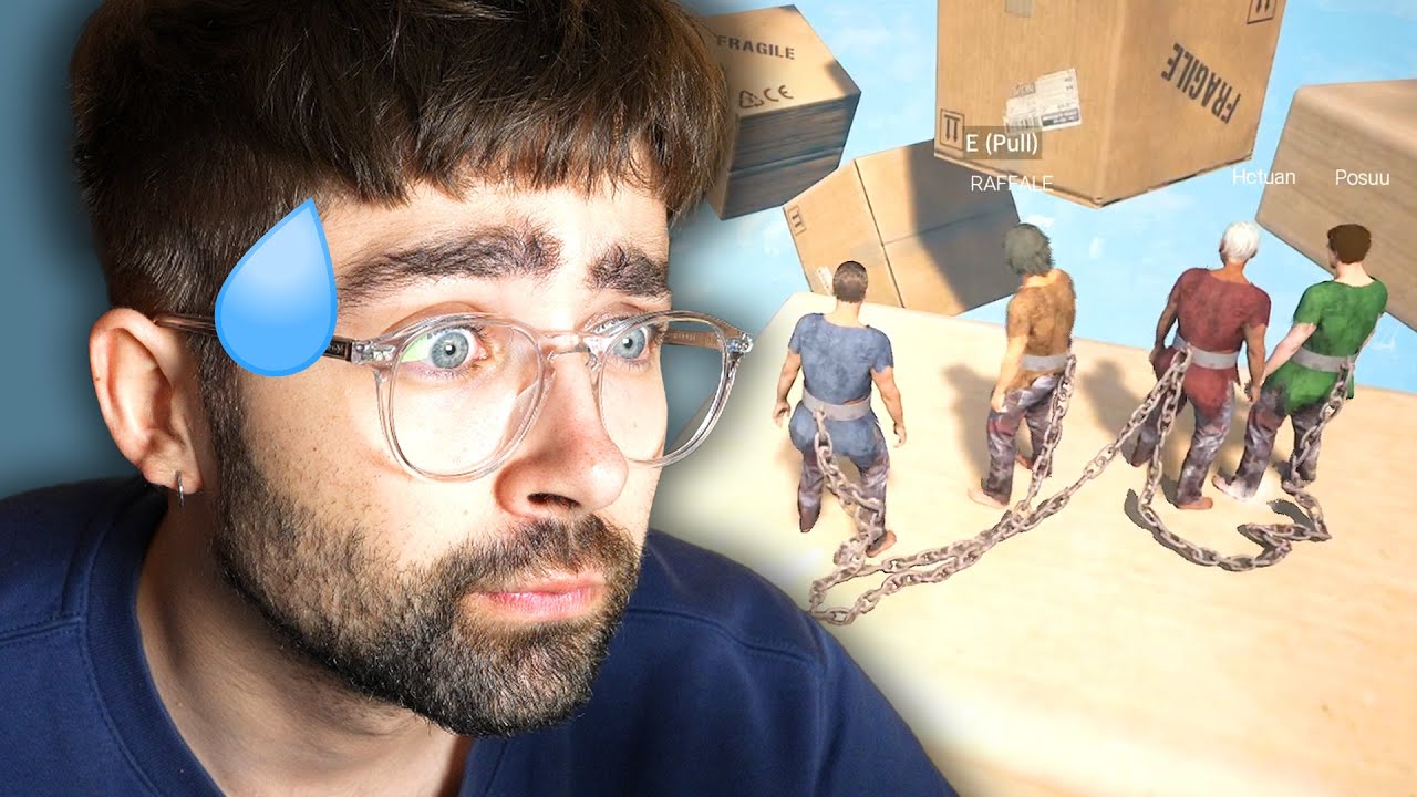 QUELQU'UN TOMBE, TOUT LE MONDE TOMBE 😭 (Chained Together avec Hctuan, Raffale et Posuu)