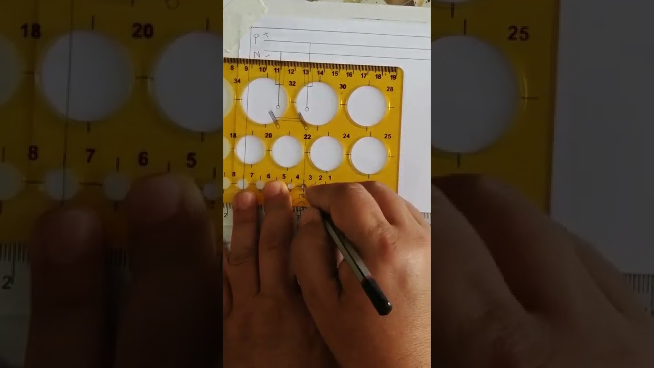 الرسم الصناعي ثاني كهرباء تمرين رقم 9