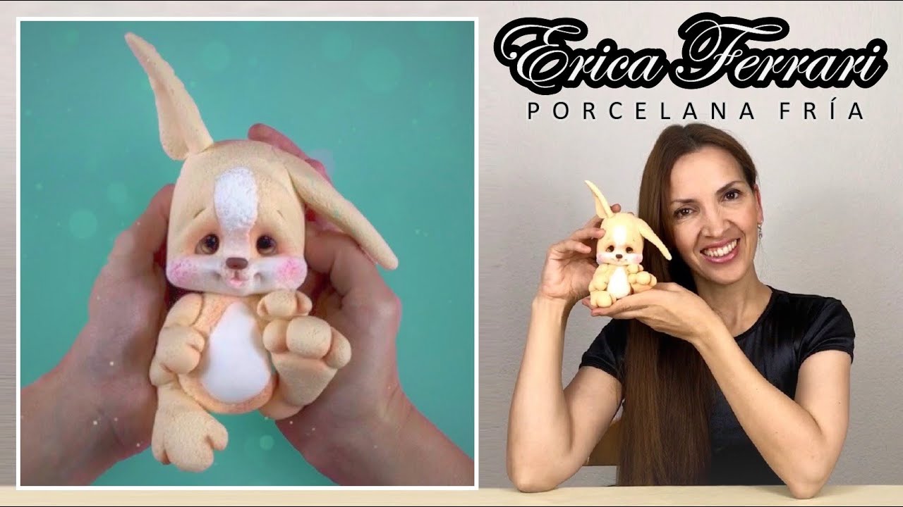 Cómo Hacer DULCE CONEJO | Erica Ferrari Porcelana Fría | Tutorial Fácil