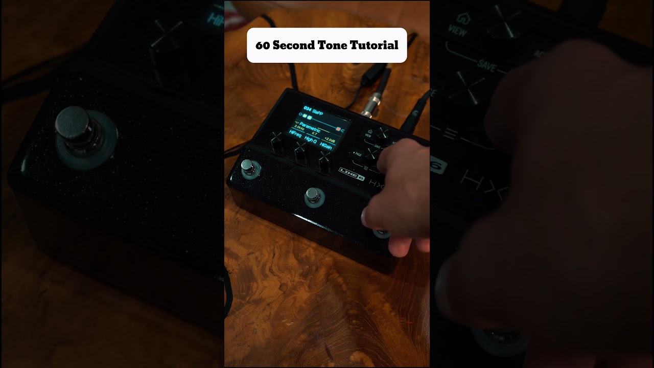 60 Second Tone Tutorial: Slap Bass #hxstomp #bass #grooveoftheday