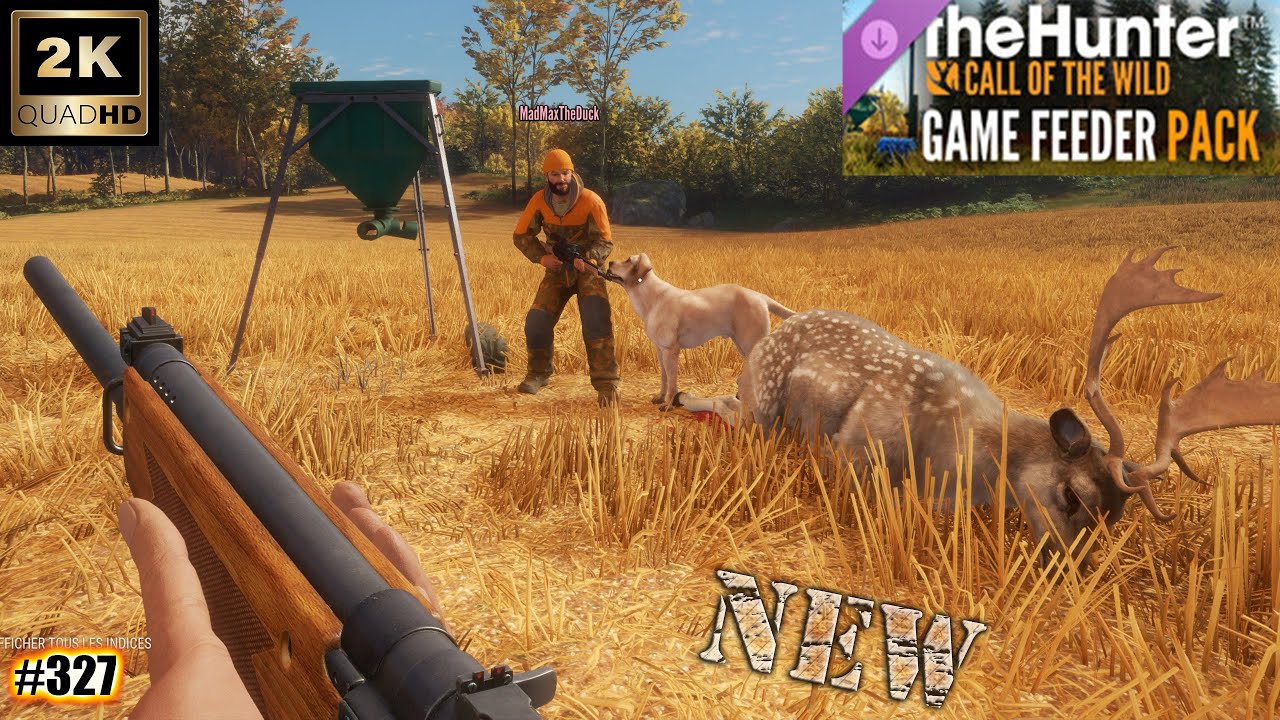 THEHUNTER CALL OF THE WILD #327 TEST DU DLC : GAME FEEDER PACK SUR HIRSCHFELDEN 2025
