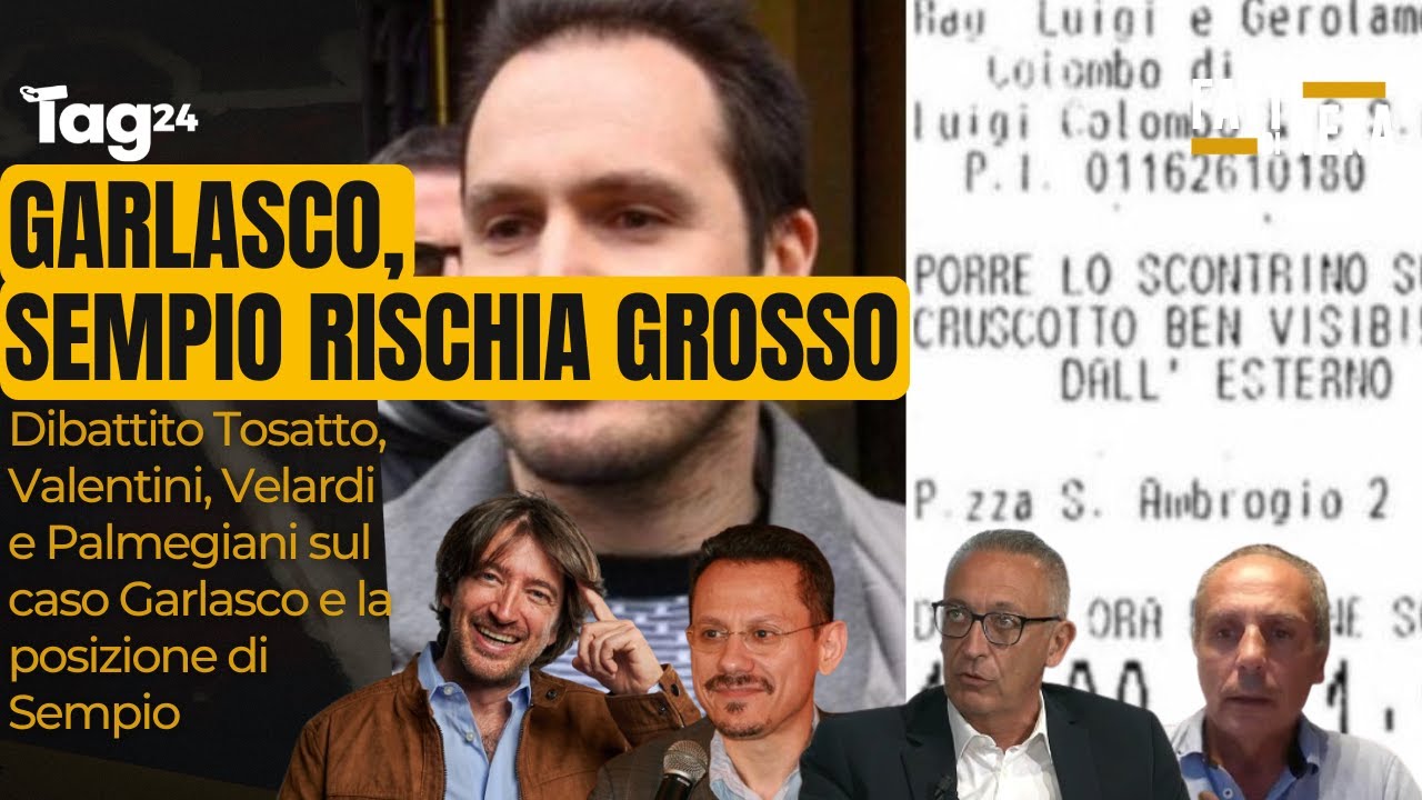 Garlasco, Sempio rischia grosso: dibattito Tosatto, Velardi, Palmegiani, Valentini
