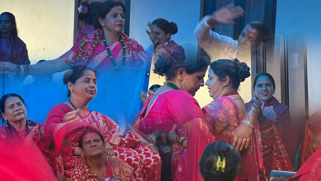 रमाइलो रत्यौली , दिदीबहिनीको रमाइलो । #wedding #nepaliculture#traditional 