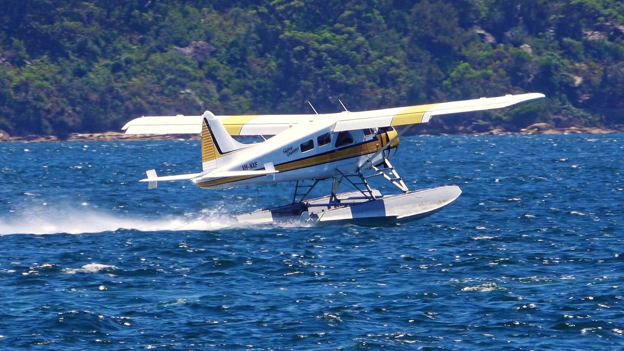 DHC-2 Beaver Floatplane over Sydney Harbour | Stunning Aerial Views | Sydney Seaplanes