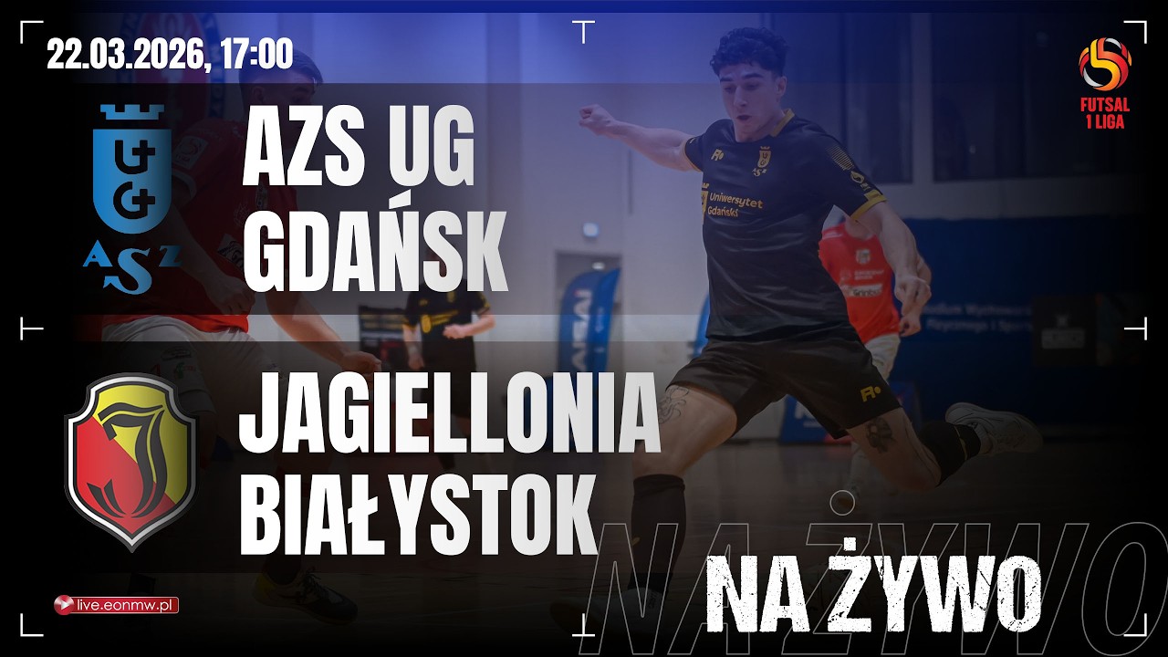 🔴 AZS UG GDAŃSK - JAGIELLONIA BIAŁYSTOK | 1 PLF na żywo!