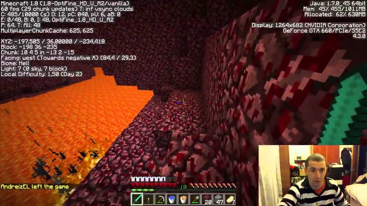 [Minecraft] r0nni3 L!VE Tentativa de speedrun