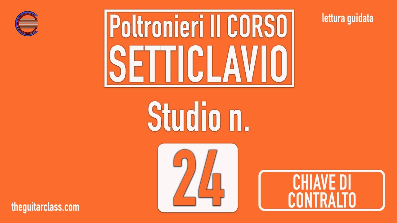 SOLFEGGIO - Poltronieri (Vol.2) - SETTICLAVIO - [contralto] - Studio n. 24
