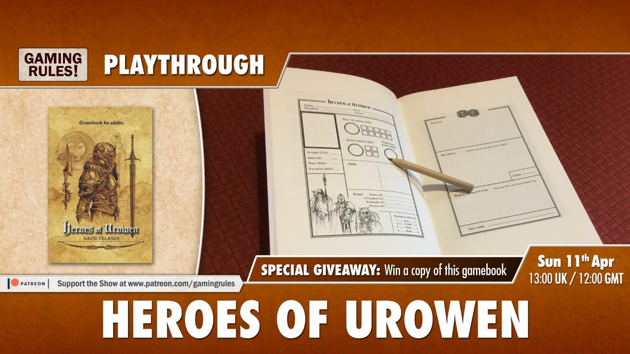 Heroes of Urowen - Interactive playthrough
