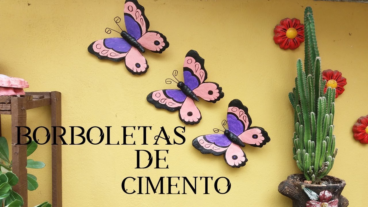 BORBOLETA DE CIMENTO  (PENDURICO) BUTTERFLY