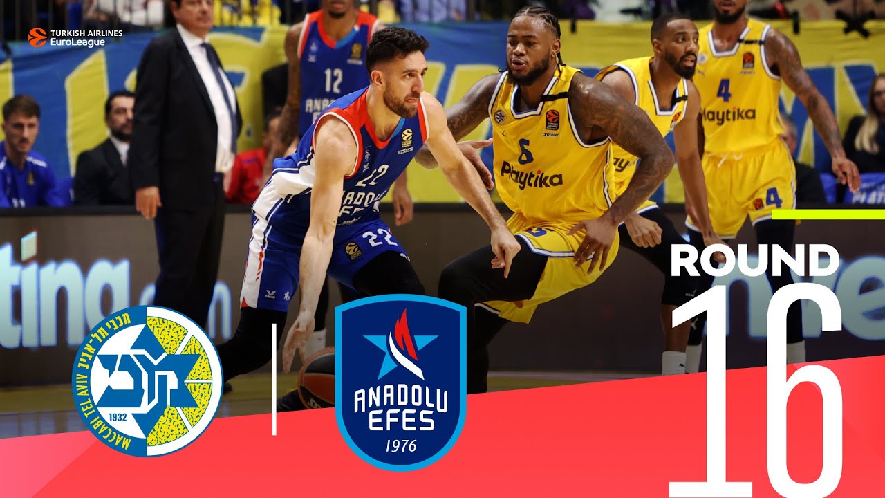 What a finale for Maccabi! | Round 16, Highlights | Turkish Airlines EuroLeague