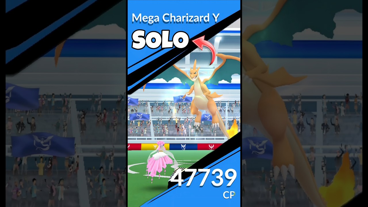 Easy Solo Mega Charizard Y Raid in Pokemon Go