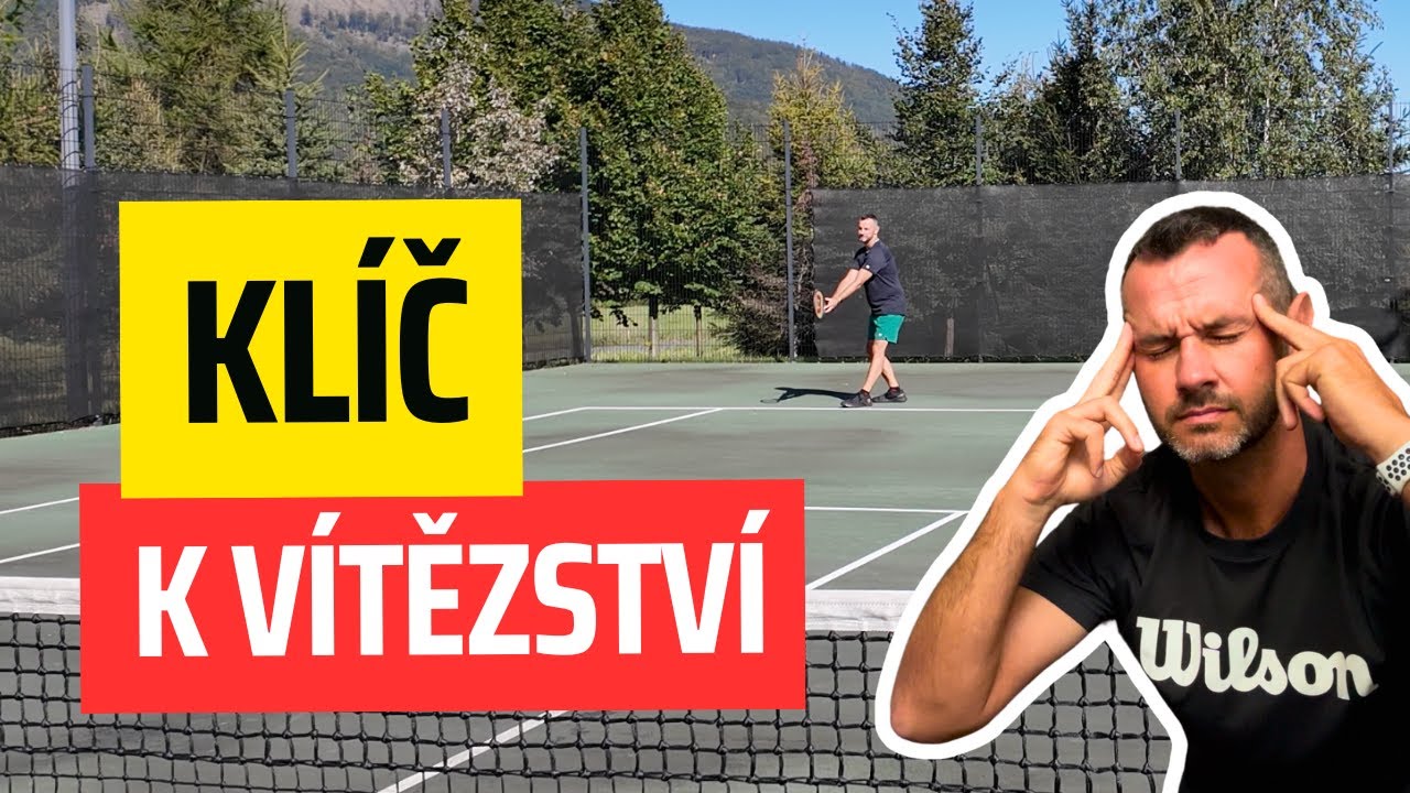 KLÍČ K ÚSPĚCH v tenise - SOUSTŘEDĚNÍ na tenisovém kurtu #tenis