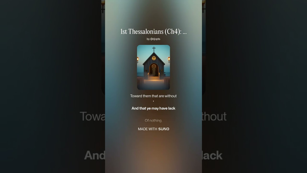 1st Thessalonians Ch4 