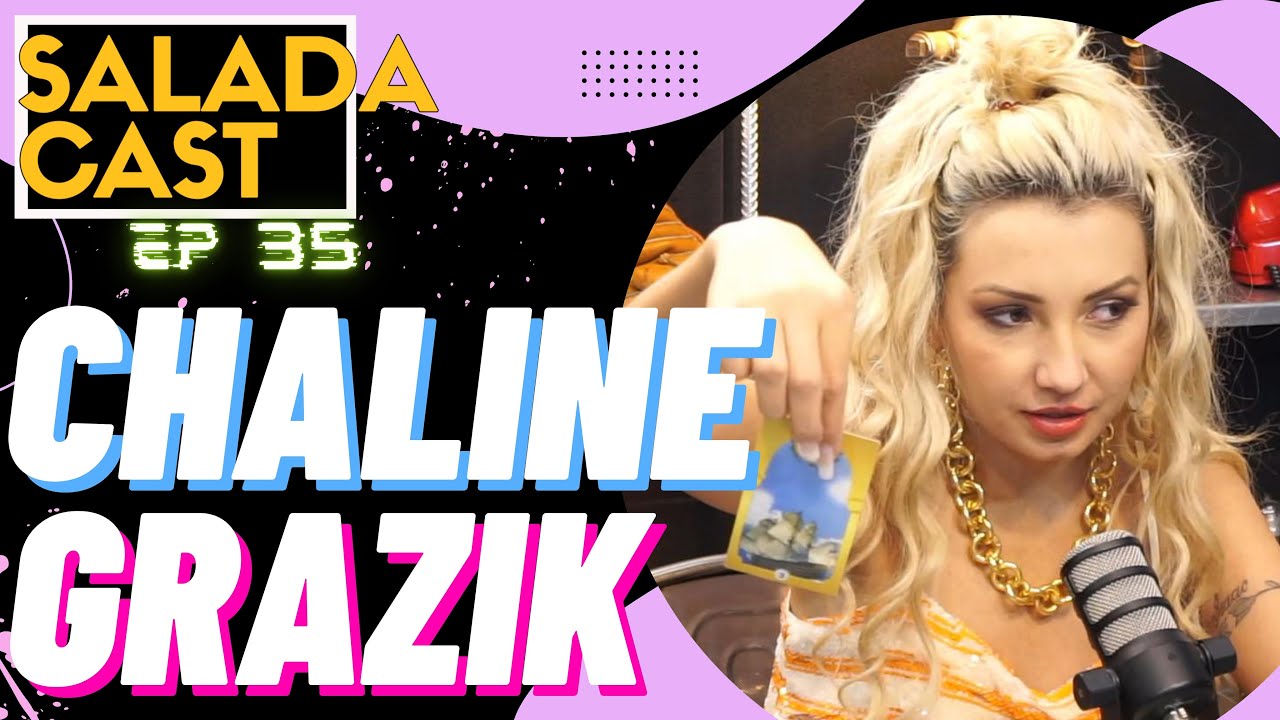 CHALINE GRAZIK - A VIDENTE DOS FAMOSOS AO VIVO!  PGM 35 #podcasts #chalinegrazik #cortes