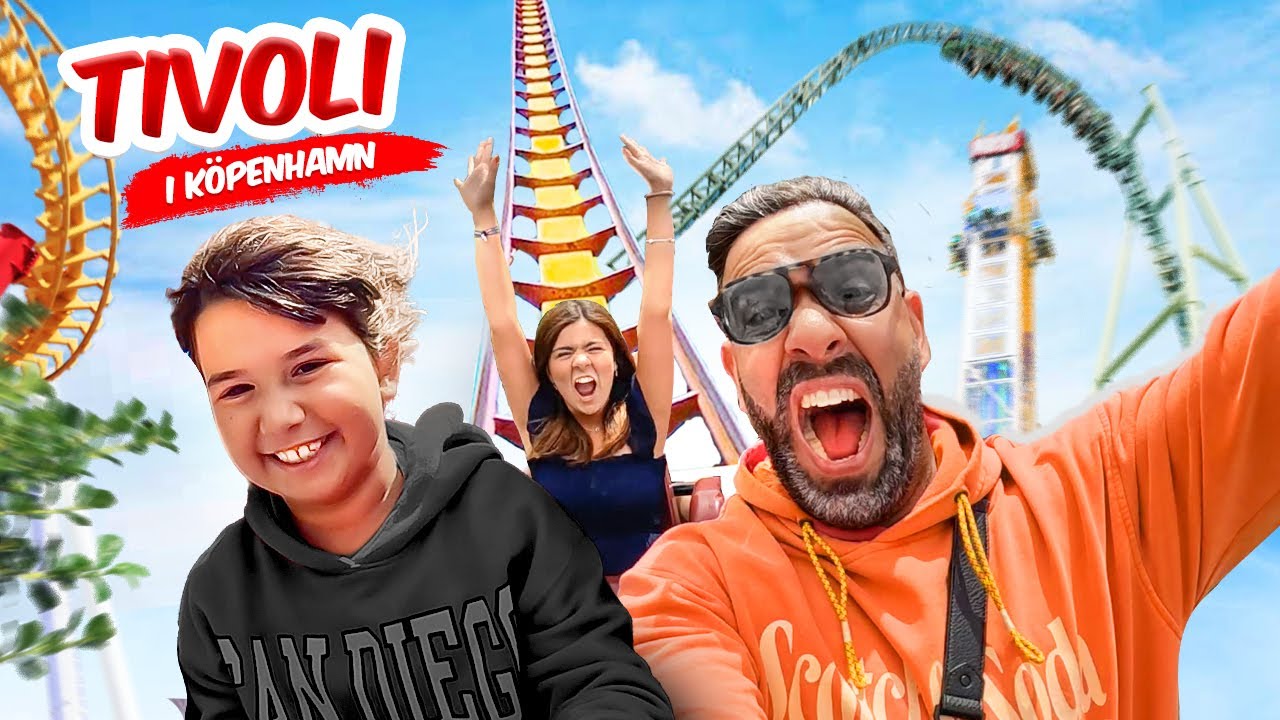 TIVOLI I DANMARK - Åker ALLA KARUSELLER *BELLA SKADAR SIG*