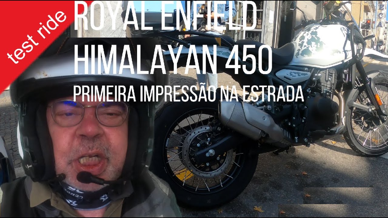 Nova Royal Enfield HIMALAYAN 450 - 1 TESTE EM ESTRADA