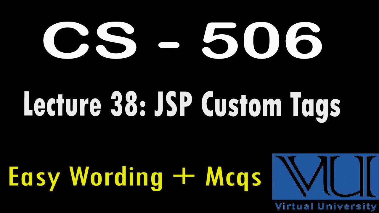 CS – 506 | Lec No 38 | CS 506 lectures | Easy wording | Mcqs |