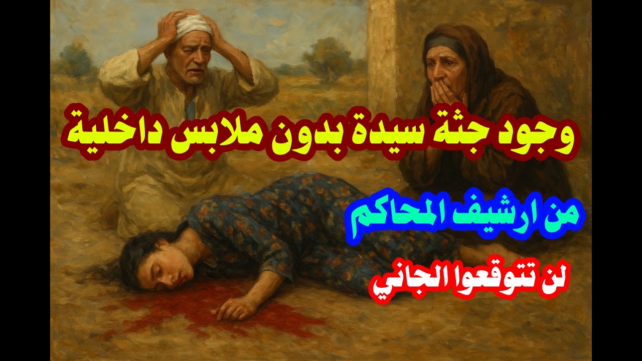 من ارشيف المحاكم حل لغز وجود جثة سيدة بدون ملابس داخلية بعد اغتصابها وقتلها