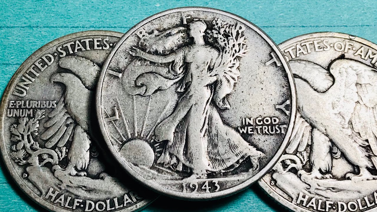 US 1943 Walking Liberty Half Dollars Worth $100,000 - United States Coins