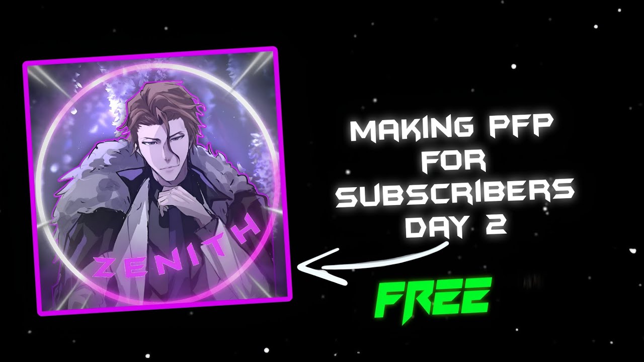 MAKING ANIME PFP FOR SUBSCRIBERS | HOW TO MAKE ANIME PFP | ANIME PROFILE PICTURE TUTORIAL 