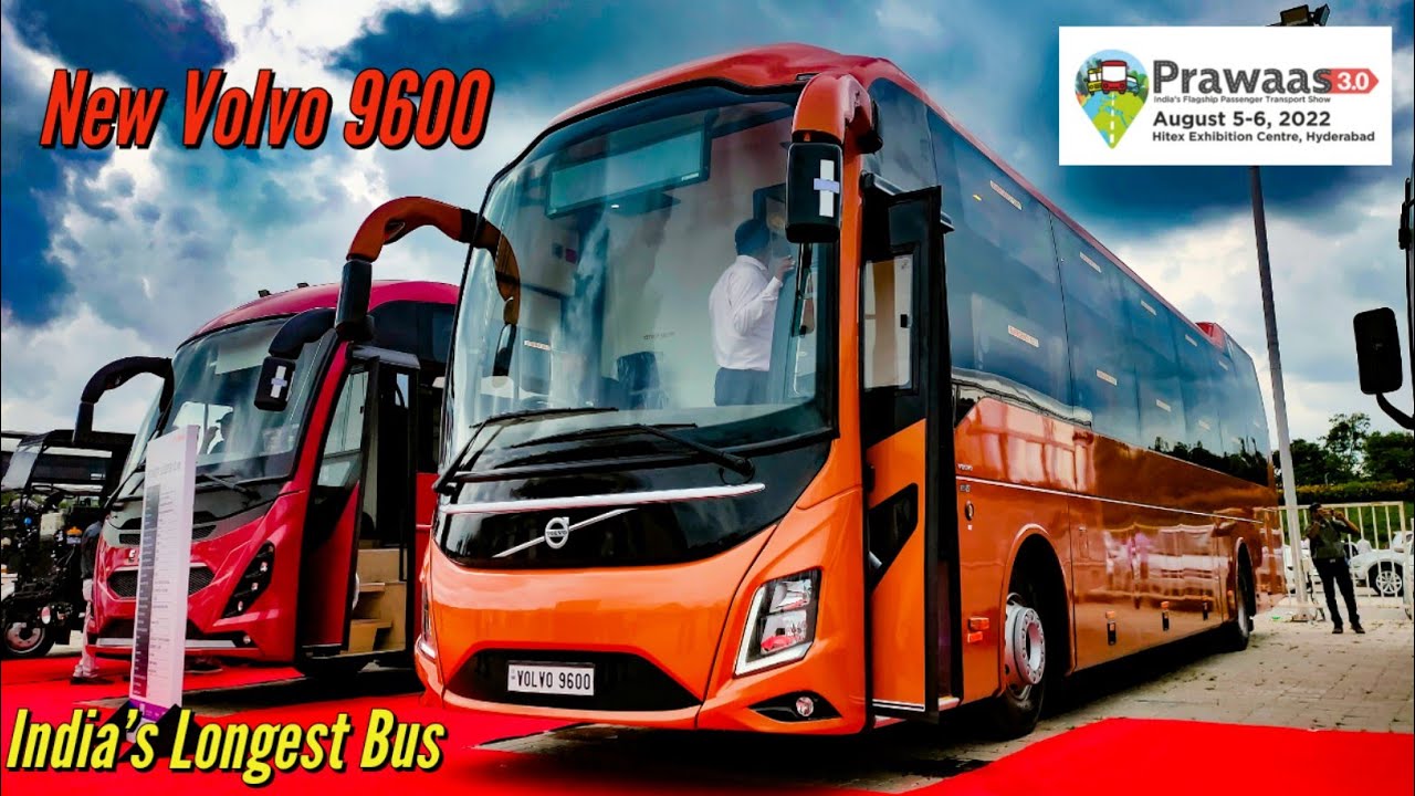 India's longest bus | Volvo B8R 9600 15 Meters BS6 bus | Prawaas 3.0 Exhibition