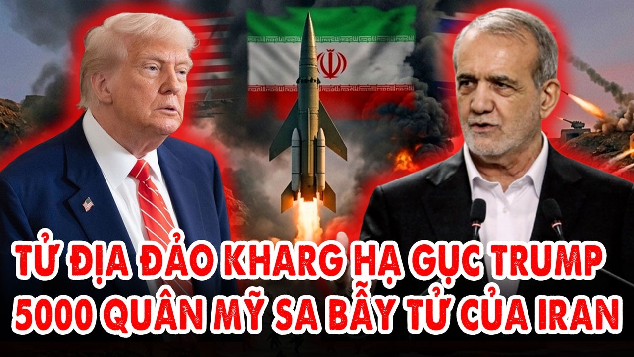 Iran giăng bẫy tử thần cho 5000 quân Mỹ định chiếm đảo Kharg, Kế hoạch của Trump thất bại