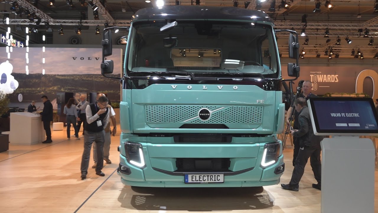 Volvo FE Electric Comfort Cab Palfinger Skip Loader Truck (2025) Exterior and Interior
