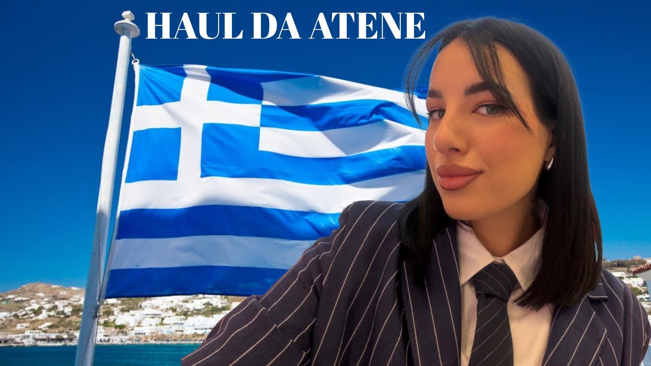 SHOPPING DA ATENE 🇬🇷 E SVUOTA SPESA 🛒 | Nicole Mologni