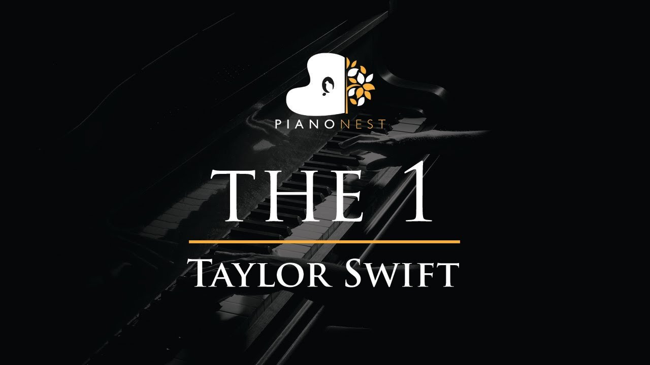 Taylor Swift - the 1 - Piano Karaoke Instrumental Cover with Lyrics
