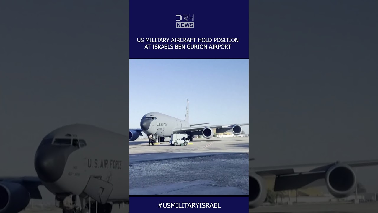 US Military Buildup At Ben Gurion Airport In Israel | DRM News | AH1F