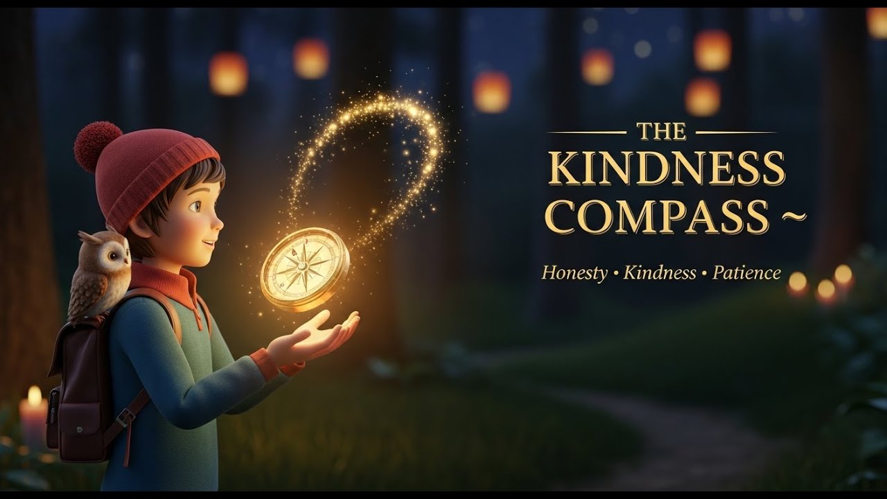 The Kindness Compass ✨ | A 10-Minute Bedtime Story About Honesty, Choices & Helping Others
