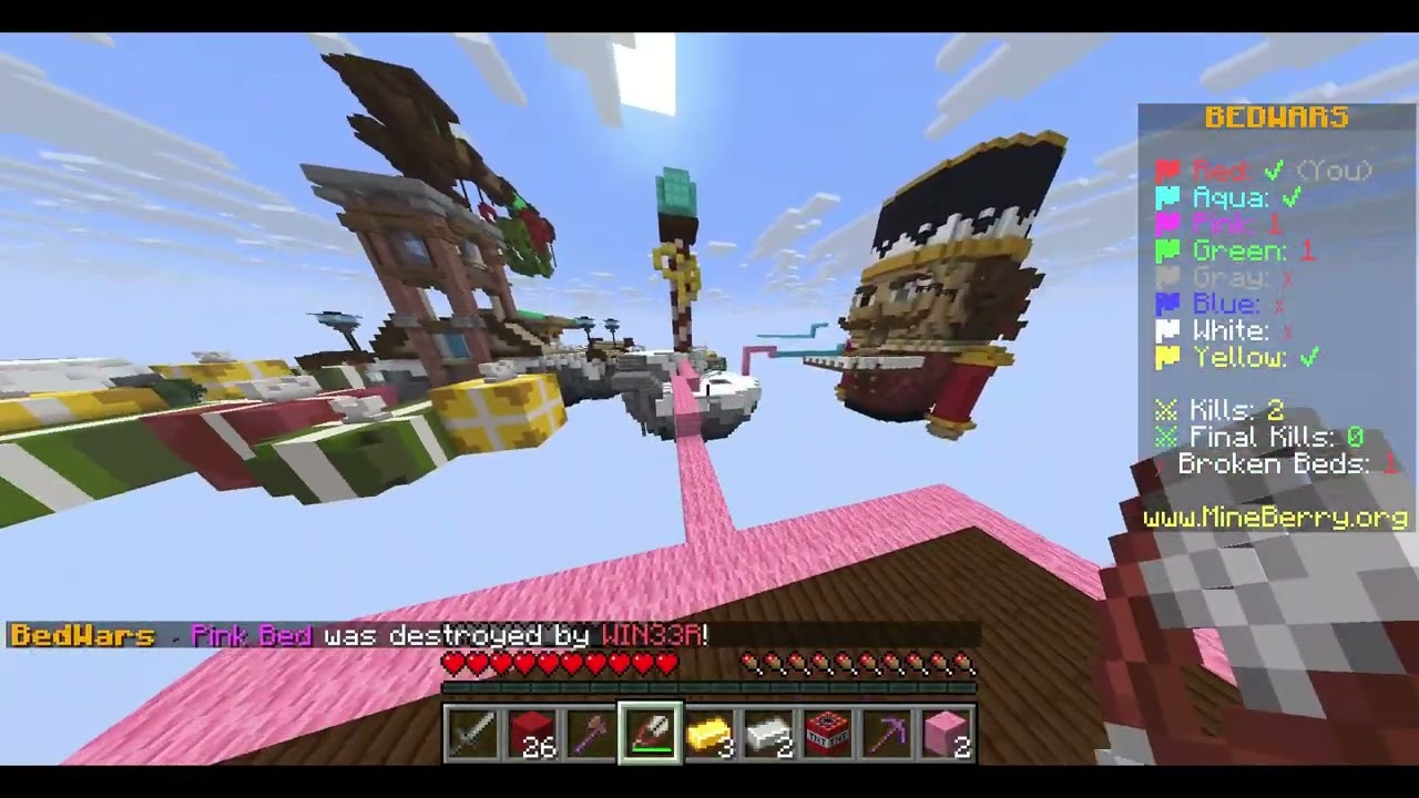 Solo Bedwars Gaming  And I Win