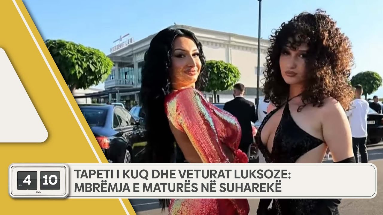 Tapeti i kuq dhe veturat luksoze: Mbrëmja e maturës në Suharekë