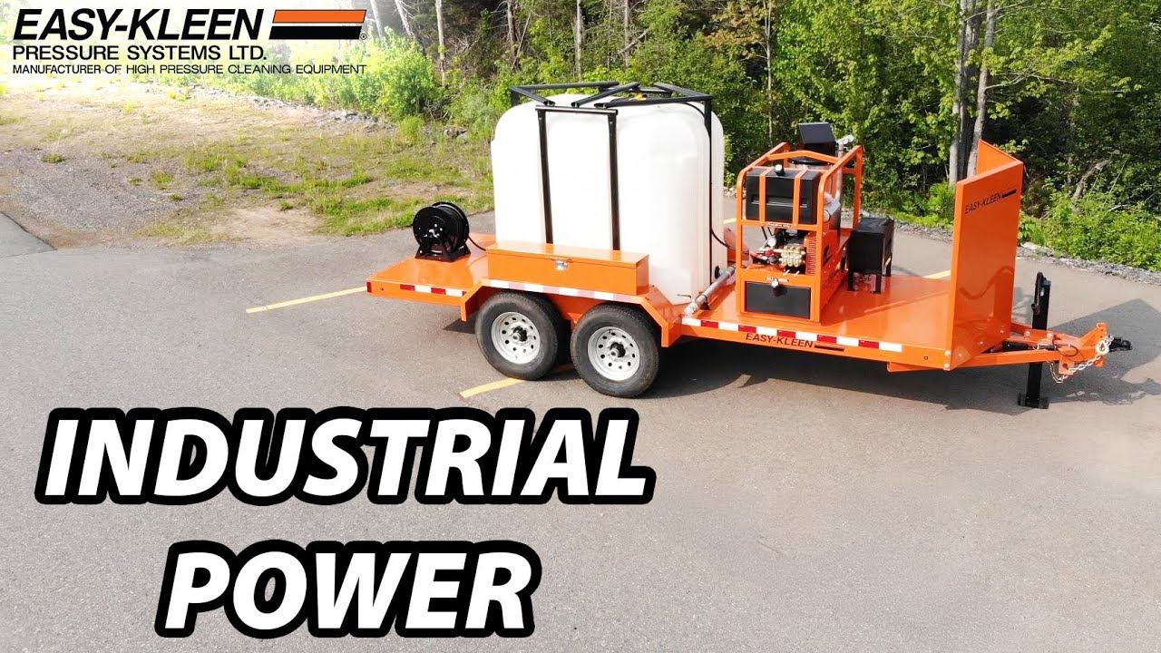 Introducing the Industrial Oil Fired Hot Water Gas Pressure Open Trailer